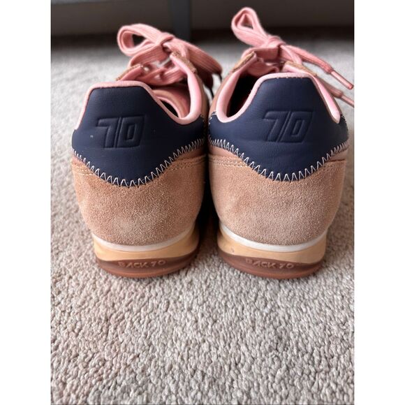 NWOB Back 70 Jogger Z sneakers in camel, navy, and pink Sz 38, $180 - Picture 5 of 10